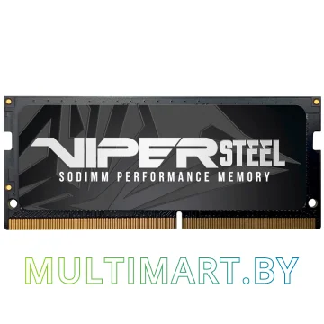Оперативная память Patriot Viper Steel 8GB DDR4 SODIMM PC4-21300 (PVS48G266C8S)